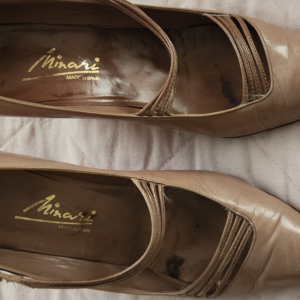 Women's Tan Leather Shoes